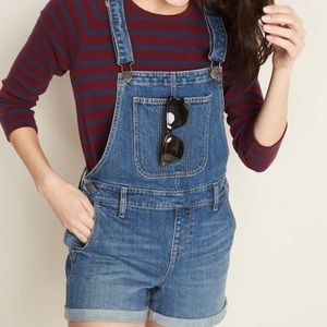 Old Navy Mid blue shortalls size small